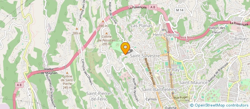 localisation de l'entreprise SCI ETOILE à NICE