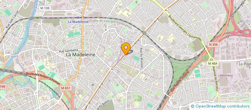 localisation de l'entreprise SCI ETOILE à LILLE