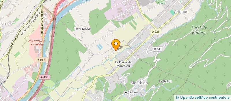 localisation de l'entreprise SCI ETOILE  MONTHION