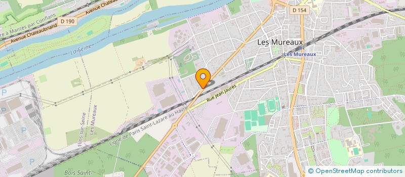 localisation de l'entreprise SCI ETOILE DE LA NOUVELLE FRANCE à LES MUREAUX