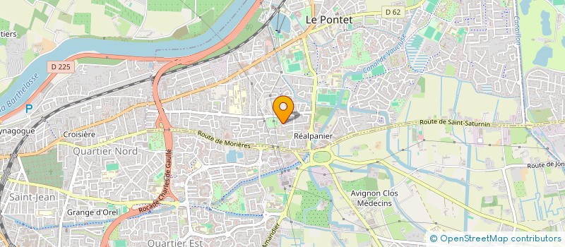 localisation de l'entreprise SCI ETOILE DE MAI  LE PONTET