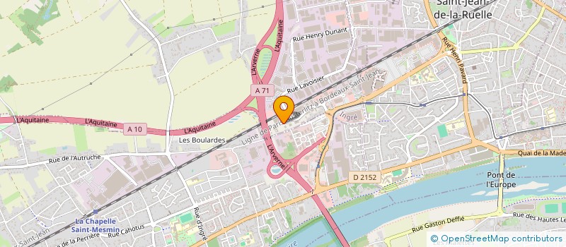 localisation de l'entreprise SCI ETOILE DES 24H  INGRE