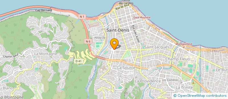 localisation de l'entreprise SCI ETOILE DU SUD à SAINT-DENIS