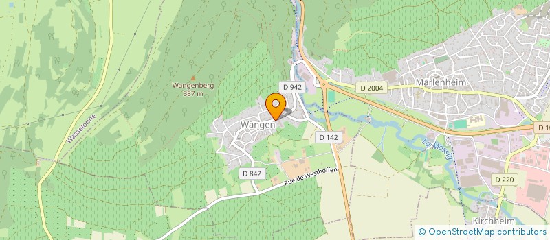 localisation de l'entreprise SCI ETOILE DU SUD  WANGEN