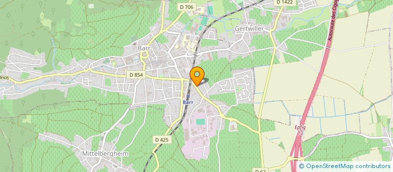 localisation de l'entreprise SCI ETOILE DU SUD  BARR