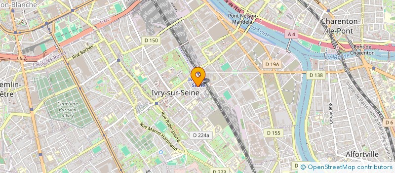 localisation de l'entreprise SCI ETOILE GALILEE à IVRY-SUR-SEINE