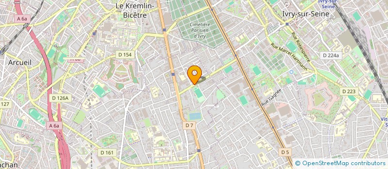 localisation de l'entreprise SCI ETOILE IN à VILLEJUIF