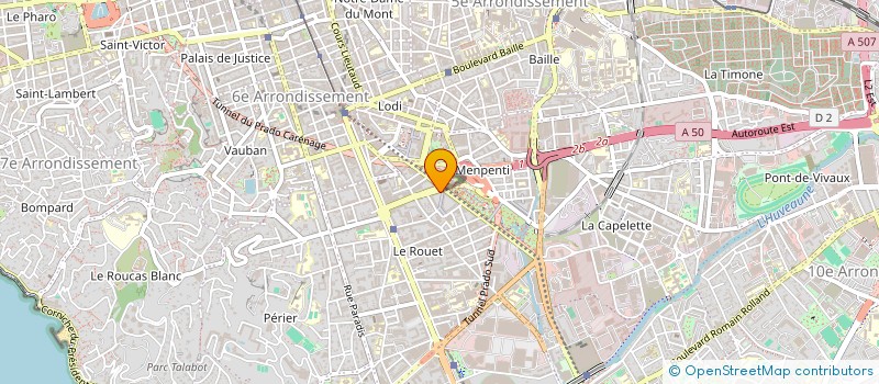 localisation de l'entreprise SCI ETOILE-LOURMARIN à MARSEILLE