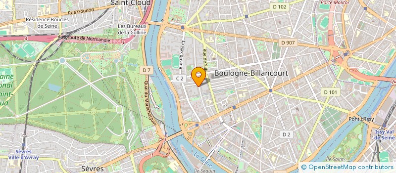 localisation de l'entreprise SCI ETOILE MUGUET à BOULOGNE-BILLANCOURT