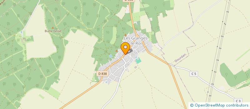 localisation de l'entreprise SCI ETOILE SOLAIRE à LES GRANGES-LE-ROI