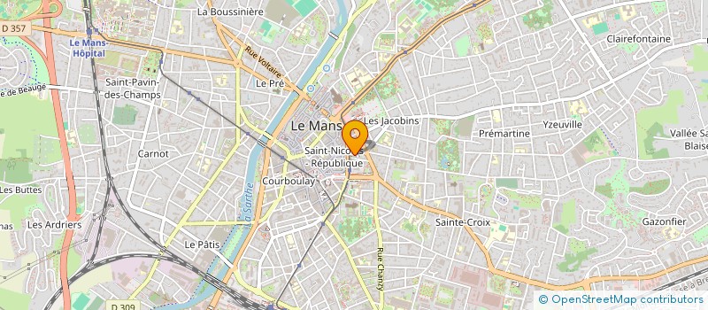 localisation de l'entreprise SCI ETOILEPHIL  LE MANS