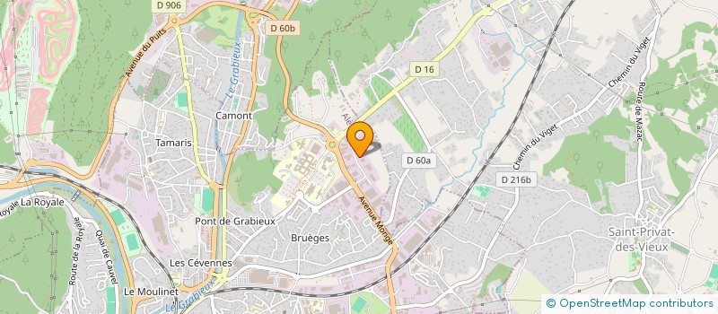 localisation de l'entreprise SCI ETOILES  ALES