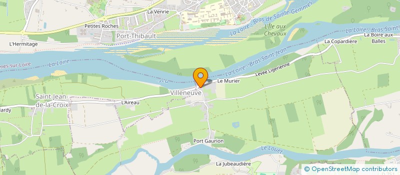 localisation de l'entreprise SCI ETOILES DE JUIGNE  LES GARENNES SUR LOIRE