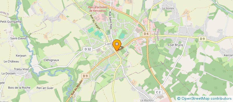 localisation de l'entreprise SCI ETOILES DE NUIT  TREGUIDEL