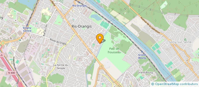 localisation de l'entreprise SCI ETOILES DE VALFLOR à RIS-ORANGIS
