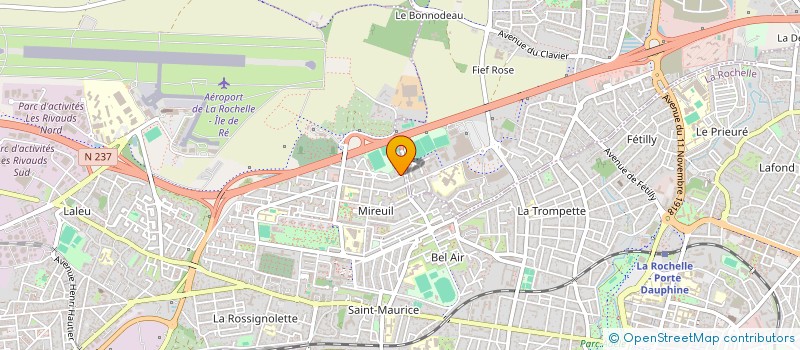 localisation de l'entreprise SCI ETON' US  LA ROCHELLE