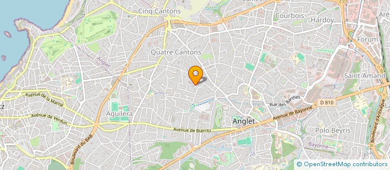 localisation de l'entreprise SCI ETORKIZUNA à ANGLET