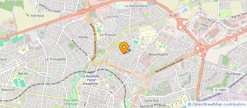 localisation de l'entreprise SCI ETOUP  LA ROCHELLE