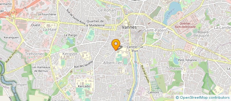 localisation de l'entreprise SCI ETRE DAOU VOR  VANNES