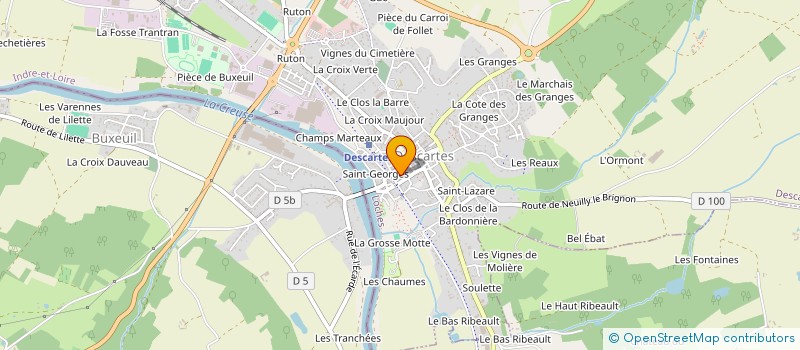 localisation de l'entreprise SCI ETRIOM  DESCARTES