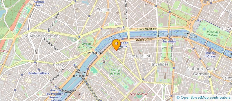 localisation de l'entreprise SCI ETRURIA à PARIS