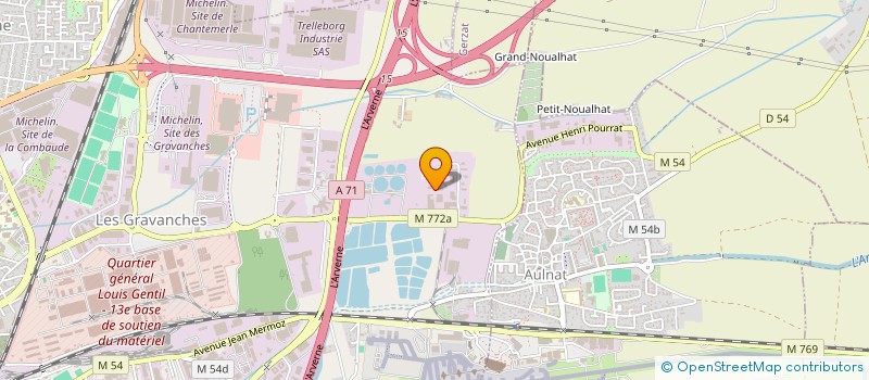 localisation de l'entreprise SCI ETTIC VISION  CLERMONT-FERRAND