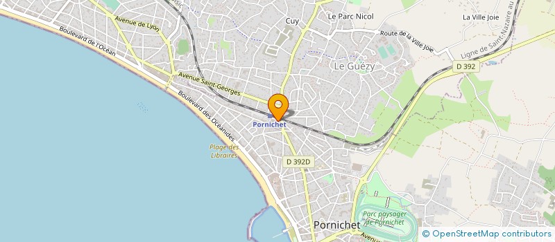 localisation de l'entreprise SCI ETTORE à PORNICHET