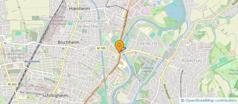 localisation de l'entreprise SCI ETTYD  BISCHHEIM