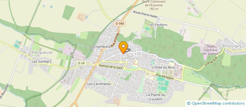 localisation de l'entreprise SCI ETUDE ABTN.  LIMOURS