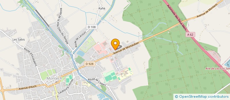 localisation de l'entreprise SCI ETUDE CHASSANT  MONTECH