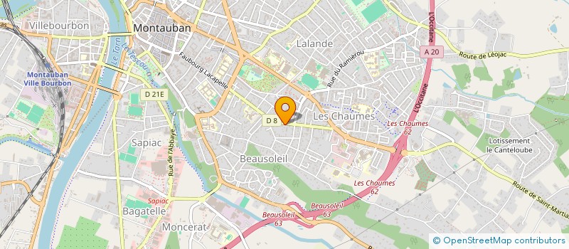 localisation de l'entreprise SCI ETUDE RESISTANCE  MONTAUBAN