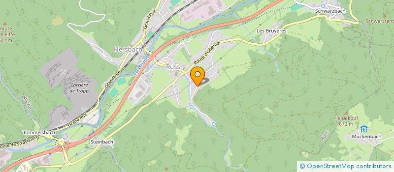 localisation de l'entreprise SCI ETUDES  RUSS