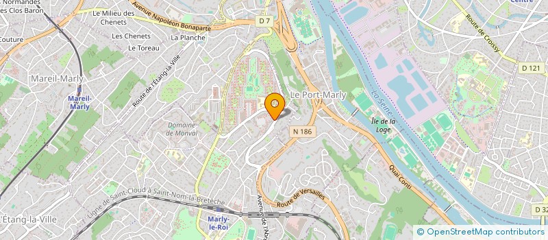 localisation de l'entreprise SCI ETVY D'ORDONNAC  MARLY-LE-ROI