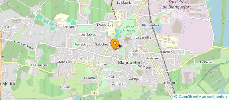 localisation de l'entreprise SCI ETXE ARTZ à BLANQUEFORT
