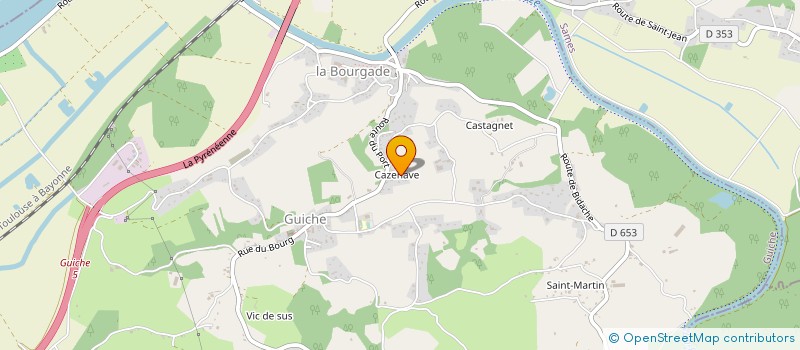 localisation de l'entreprise SCI ETXE EDERRA  GUICHE