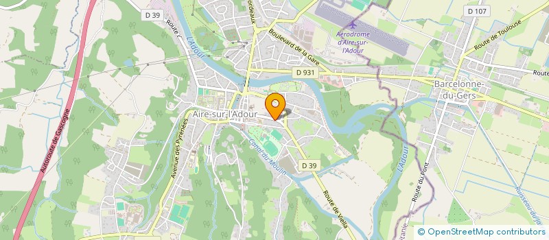 localisation de l'entreprise SCI ETXE FRANIFA  AIRE-SUR-L'ADOUR