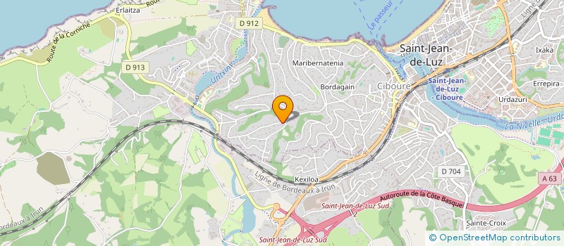 localisation de l'entreprise SCI ETXE LAU HAIZE  CIBOURE