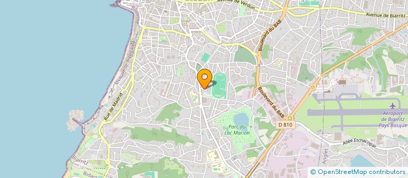 localisation de l'entreprise SCI ETXE LOREA à BIARRITZ