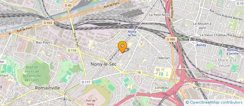 localisation de l'entreprise SCI ETXEA à NOISY-LE-SEC