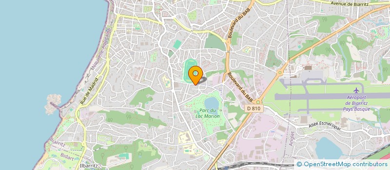 localisation de l'entreprise SCI ETXEA à BIARRITZ