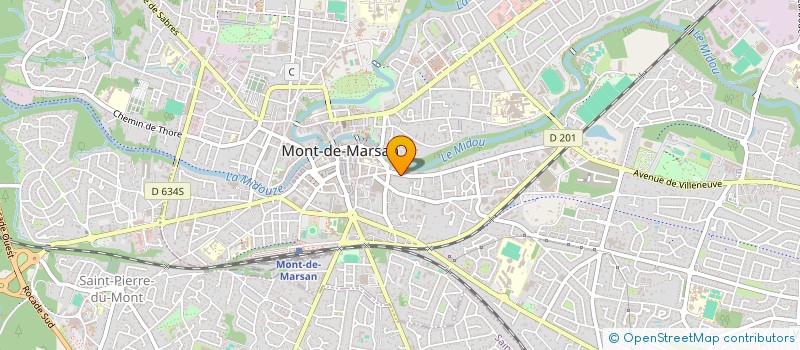 localisation de l'entreprise SCI ETXEBERRI  MONT-DE-MARSAN