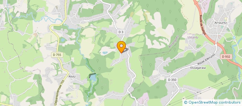 localisation de l'entreprise SCI ETXECOAT  ARCANGUES