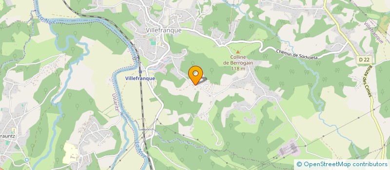 localisation de l'entreprise SCI ETXECOLU  MOUGUERRE