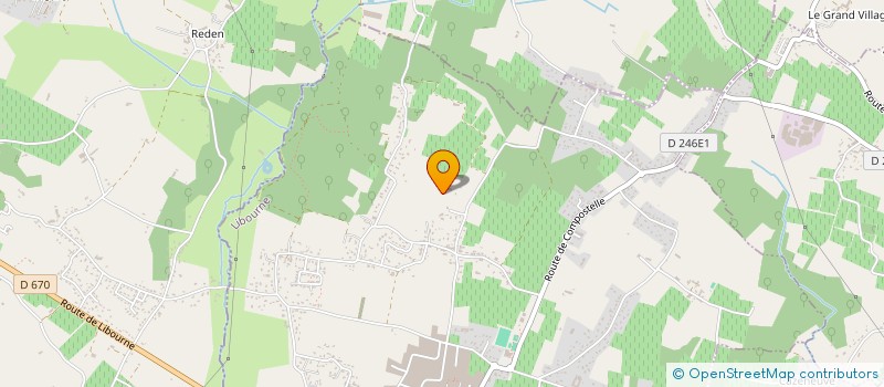 localisation de l'entreprise SCI ETXEGARAI  LA LANDE DE FRONSAC