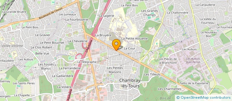 localisation de l'entreprise SCI ETXOLA  CHAMBRAY-LES-TOURS