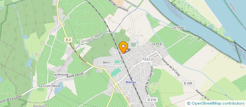 localisation de l'entreprise SCI ETXOLA  MACAU