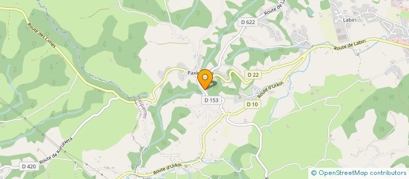 localisation de l'entreprise SCI ETXOLABERRI  HASPARREN