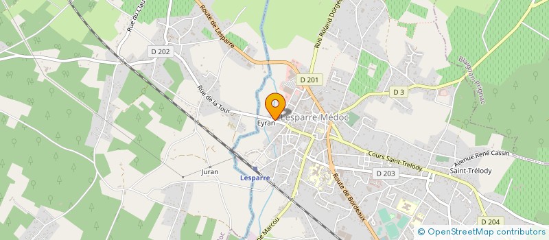 localisation de l'entreprise SCI ETYLIA  LESPARRE-MEDOC