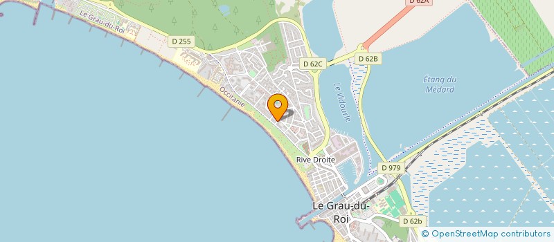 localisation de l'entreprise SCI EUBEE  LE GRAU-DU-ROI
