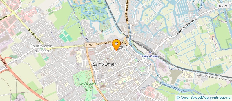 localisation de l'entreprise SCI EUCALYPTUS  SAINT-OMER